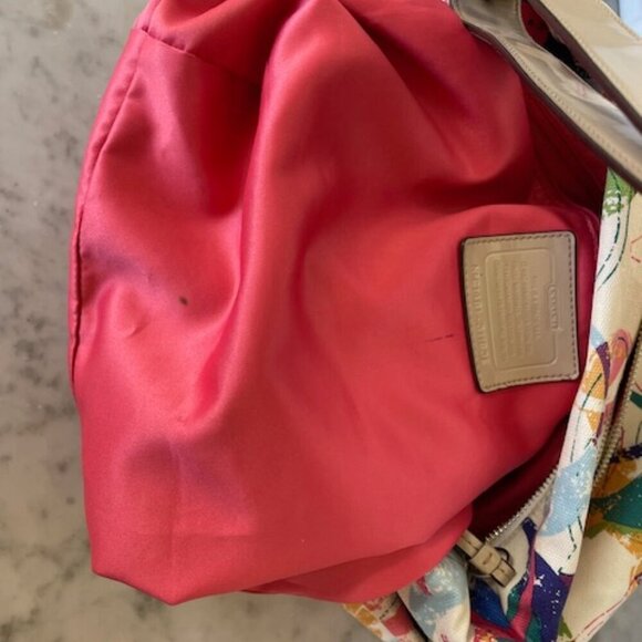 COACH Stamped Signature C Duffle Hobo Crossbody Shoulder Bag 31183E - Picture 10 of 17